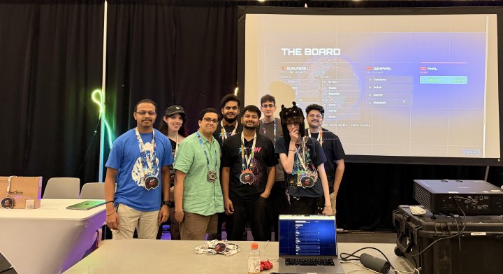 Recon Village GE(O)SINT organizers and finalists at DEF CON 34