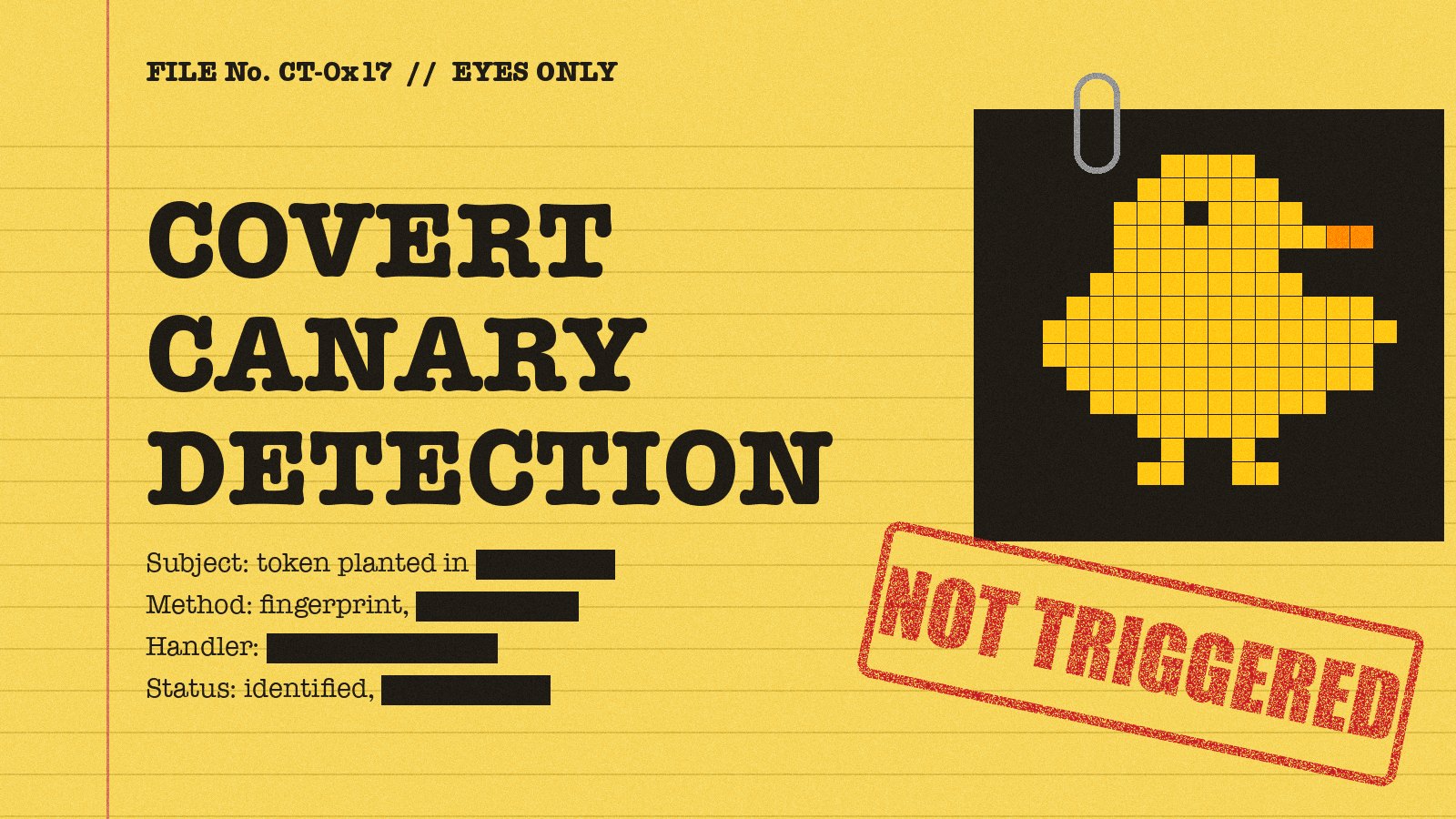 Covert Canary Detection
